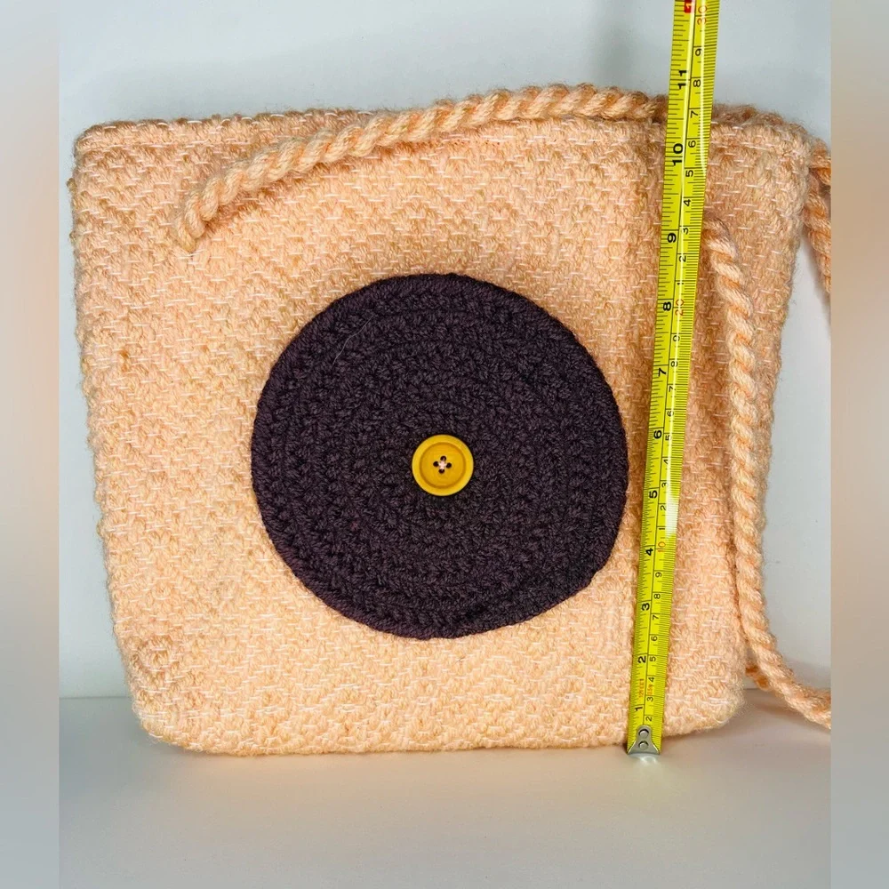 Vintage Bohemian Woven Natural Fiber Purse